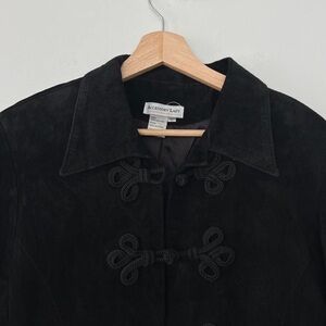 SOLD Women's Black Suede Coat